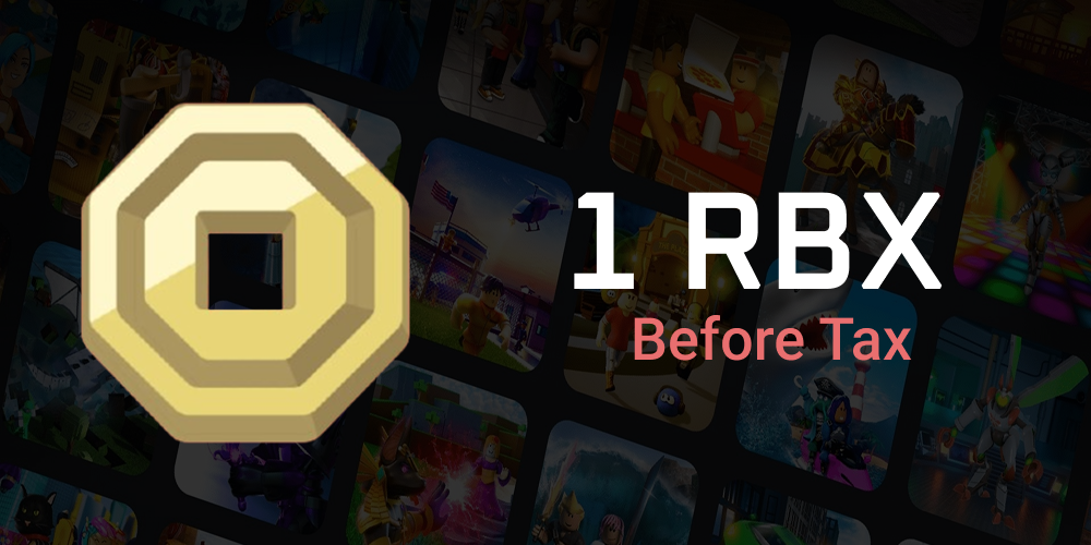 1 Robux before Tax