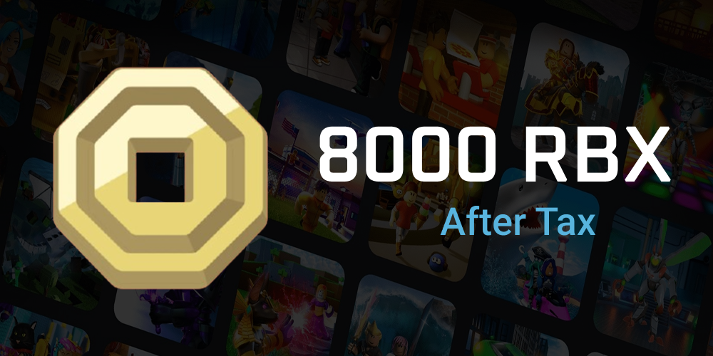 8000 Robux