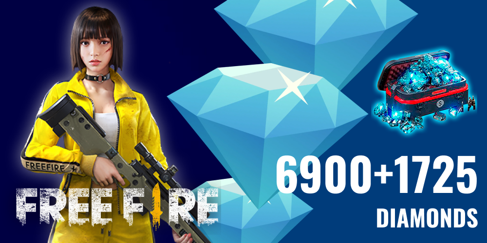 6900 + 1725 Diamonds