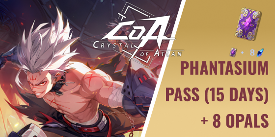 Phantasium Pass (15 Days) + 8 Opals