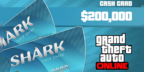 Tiger Shark Cash Card: $200,000