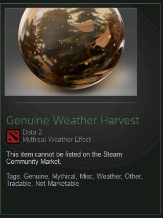 Genuine Weather Harvest (Weather)