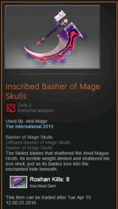 Inscribed Basher of Mage Skulls (Immortal Anti-Mage)