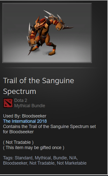 Trail of the Sanguine Spectrum
