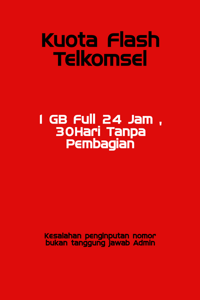 Paket Internet Malam 1 GB (2 Hari)