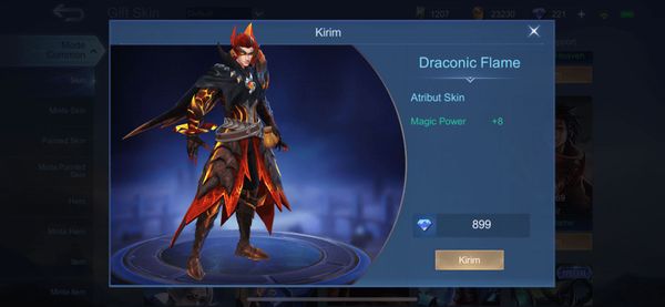 Draconic Flame (Epic Skin Valir)