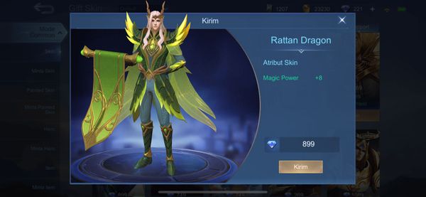Rattan Dragon (Epic Skin Estes)