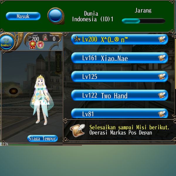 Super cheap Indo server level 200 account!!