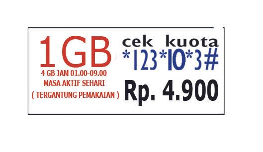 Hanya di bima+ 1 GB (1 Hari)