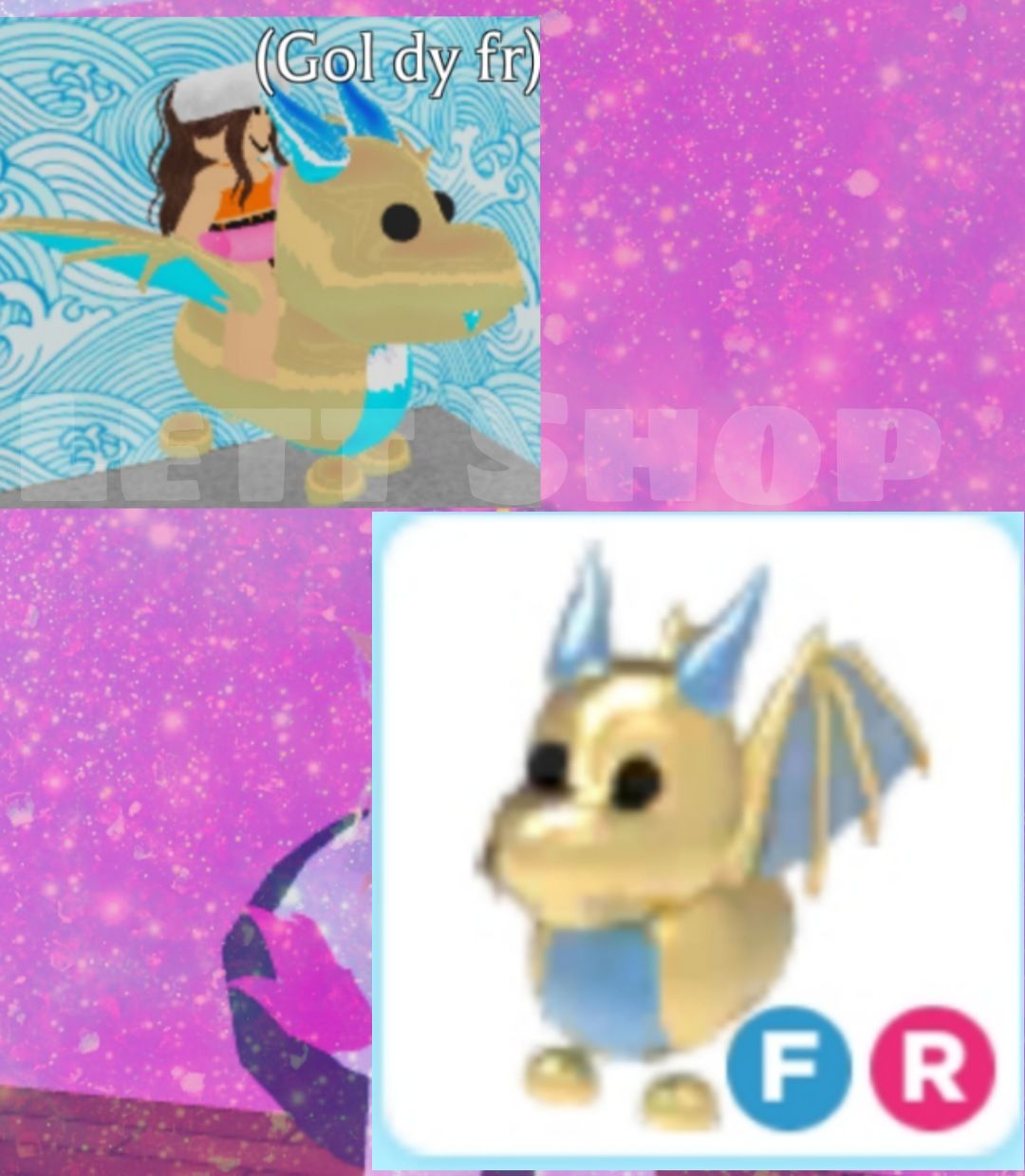 Beli Item Fr Golden dragon Adopt me Roblox Terlengkap dan Termurah