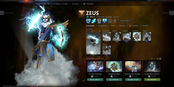 Tempest Helm of the Thundergod (Arcana Zeus)