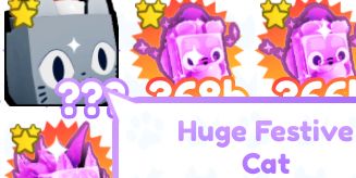 Huge Festive Cat Pet Simulator