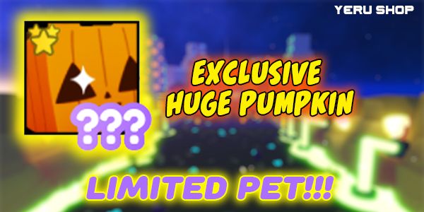 Huge Pumpkin Cat Pet Simulator