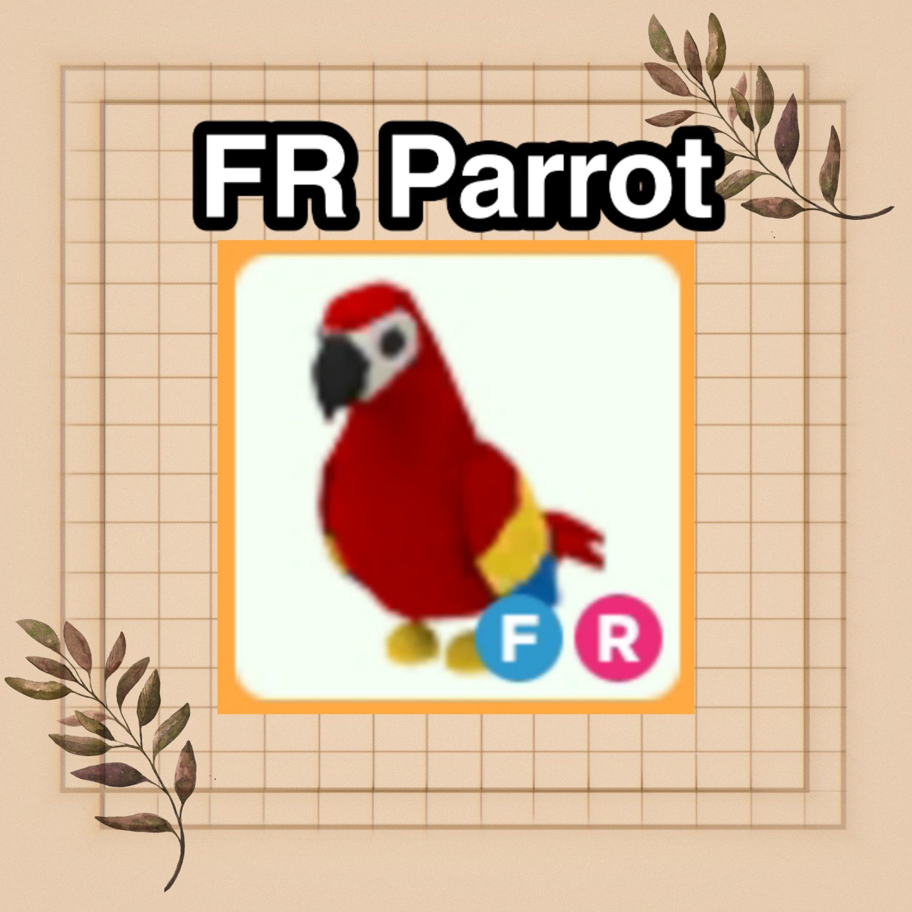Jual Parrot FR adopt me dari itemku
