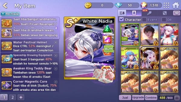 WHITE NADIA BANKRUPT ACCOUNT + SPACESHIP (SPC) LOGIN LINE ANDROID/IPHONE