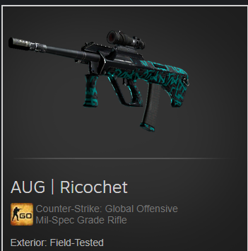 Buy Item Ready Trade AUG | Ricochet (Mil-Spec Grade Rifle) Counter ...