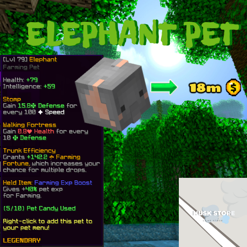 Beli Item Elephant Pet (Legendary) Minecraft Terlengkap & Terlaris