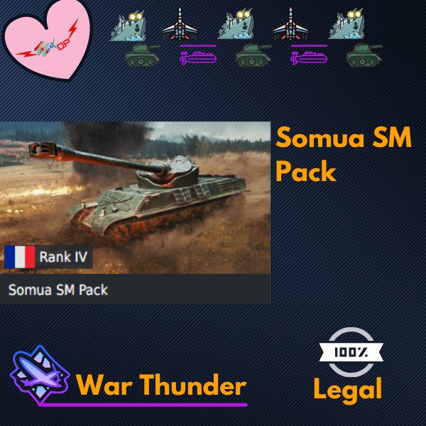 Beli Gift Item Store Somua SM Pack War Thunder Terlengkap dan Termurah ...