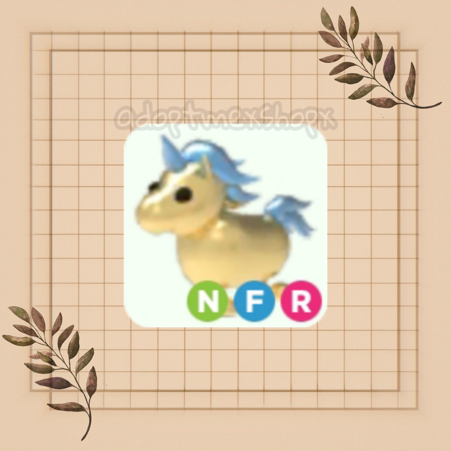 Beli Item Adopt Me Golden Unicorn NFR adopt me Roblox Terlengkap dan