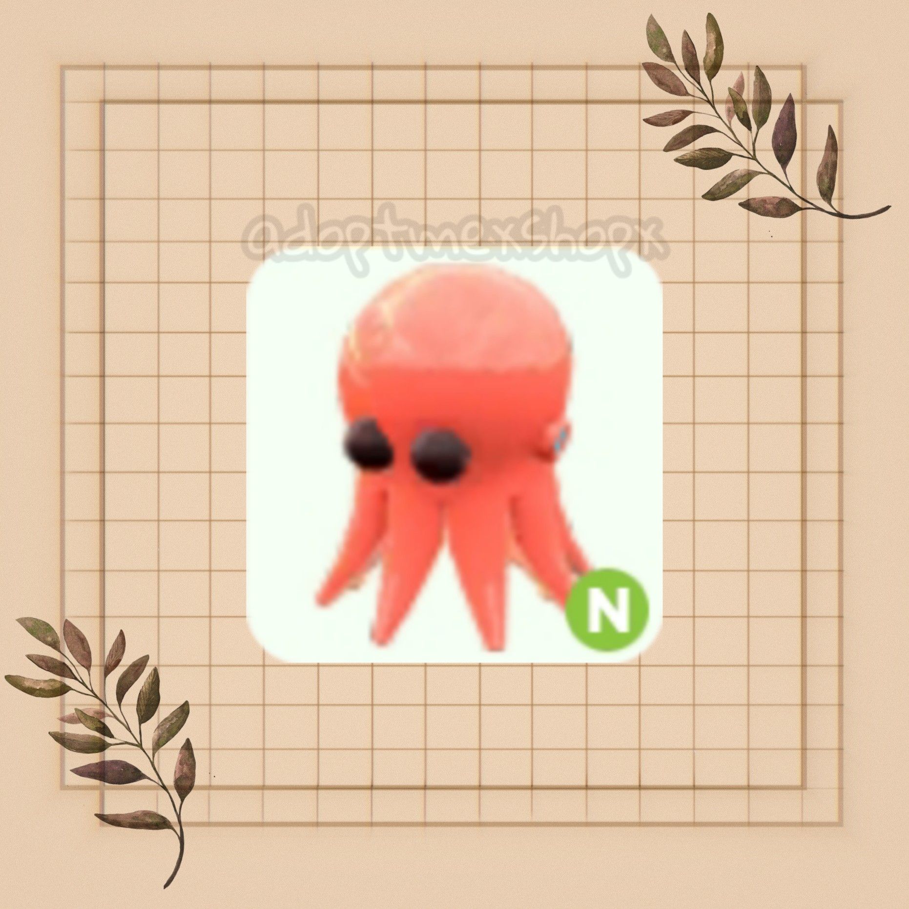 Jual Neon Octopus [LUMINOUS] adopt me dari itemku