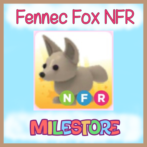 Beli Item Adopt Me Fennec Fox NFR (Neon Fly Ride) Adopt Me Roblox