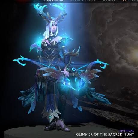 Beli Item Gift Glimmer of the Sacred Hunt (Drow Ranger Set) Dota 2 ...