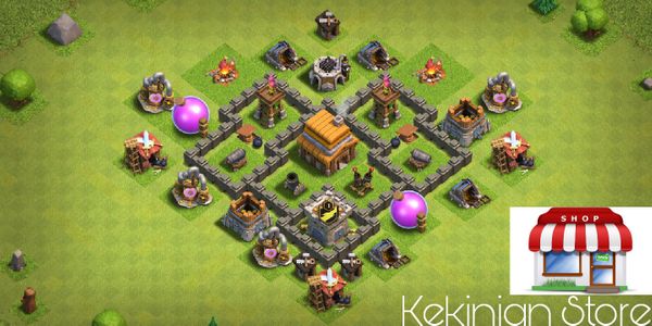 MAX Town Hall 4 (Siap War)