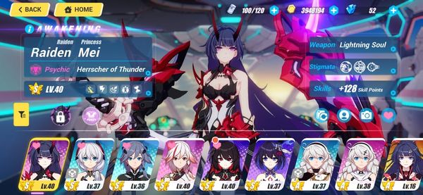 HI3 SEA | STARTER HERRSCHER OF THUNDER + NYX + VE