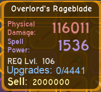 Beli Item overlord rageblade dungeon quest Roblox Terlengkap dan ...