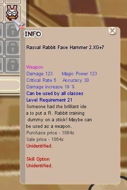 Rascal Rabbit Face Hammer 2.XG+7