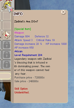 Zadkiel Artisan DG +7 Clean