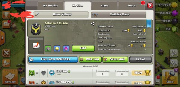 	Clan Level 14