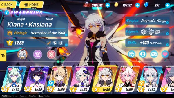 SEA Account Honkai Impact 3 HI3 [HOV,AE,STARTER ON,FISCHL SS]
