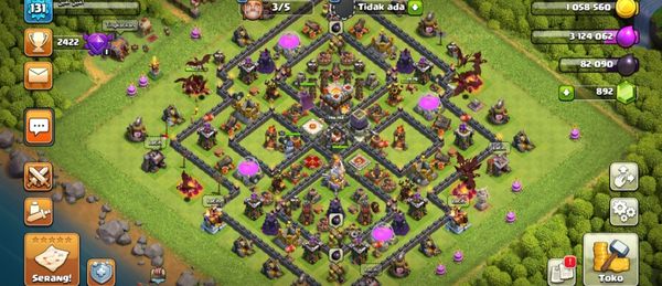 COC TH 11 HERO 33 33 10 GEMS LOT 892 GEMS
