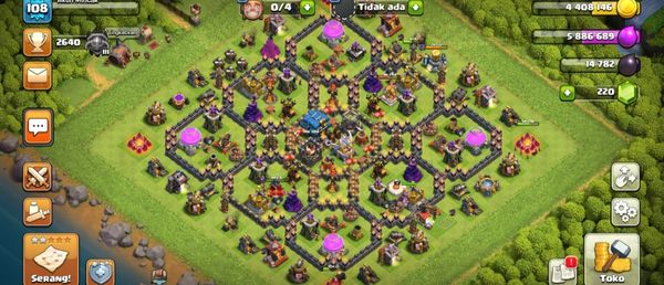 COC TH 12 HERO 15 30 9 CHANGE NAME 500 GEMS