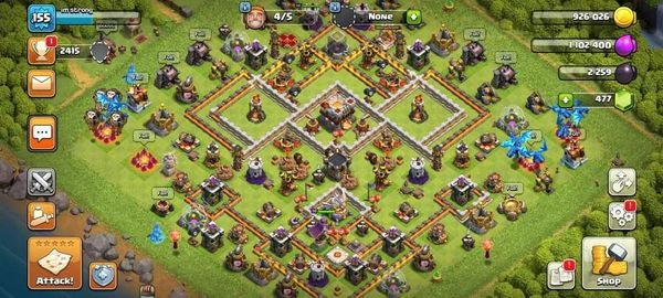 #C0 TH11 HERO 45-50-20 siap war base malam mantap | ANDROID & IOS