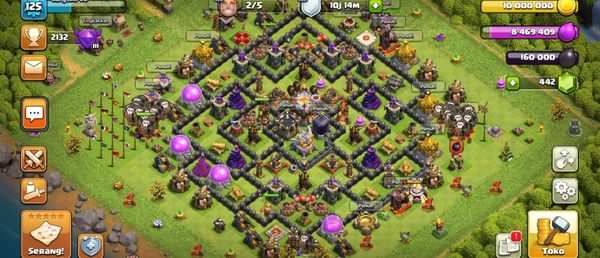 COC TH 11 HERO 13 18 12 GEMS LOT 442 GEMS
