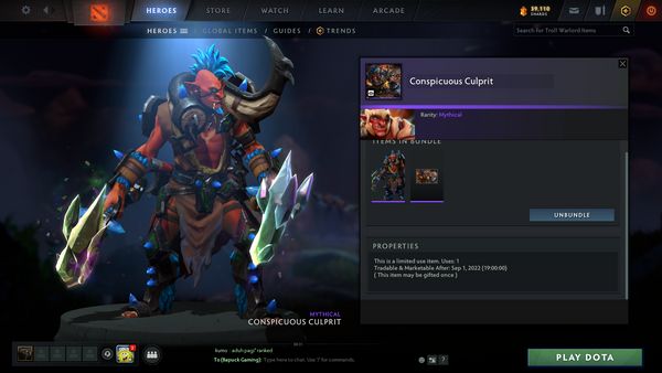 Conspicuous Culprit (Troll Warlord Nemestice 2021 Treasure Bundle)