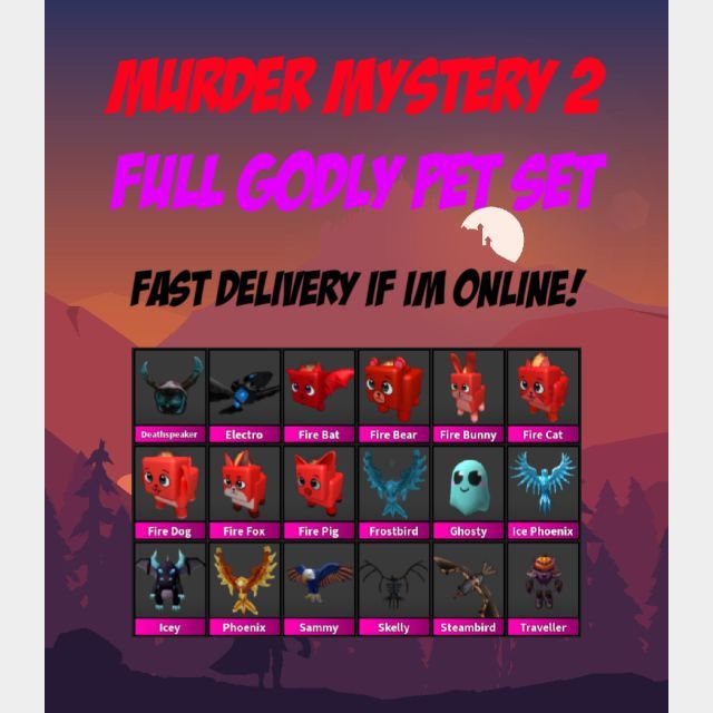 Roblox MM2 Murder Mystery 2 Sparkle Set | Fast Delivery | Cheap Price Roblox MM2 Murder Mystery 2 Sparkle Set | Fast Delivery | Cheap Price