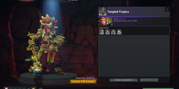 Tangled Tropics (Monkey King set Ageless Heirlooms 2022)