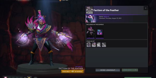 Factions of the Feather (Templar Assassin set Ageless Heirlooms 2022)