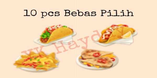 10 pcs KITCHEN TACO "FREE TO CHOOSE", Just type in which one you want
