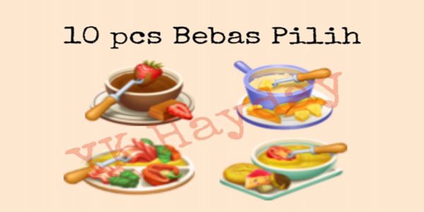 10 pcs PANCI FONDU "BEBAS PILIH", Tinggal ketik mau yang mana
