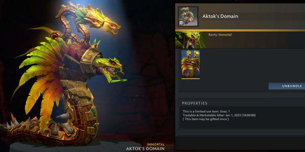 Aktok's Domain (Venomancer Set Aghanim's 2021 Immortal Treasure)