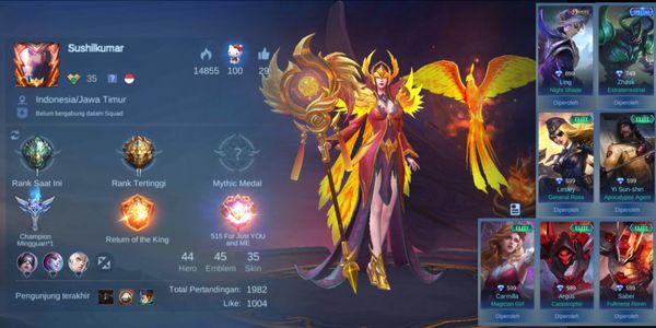 COLLECTOR Pharsa || EPIC Ling || SPECIAL Zhask || PLAIN SMURF ACCOUNT #NAN2