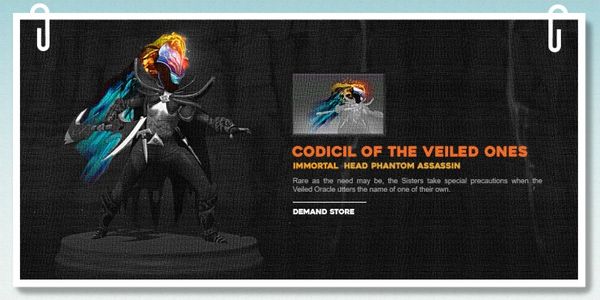 Codicil of the Veiled Ones (Immortal TI8 Phantom Assassin)