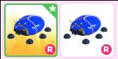 R Giant Blue scarab