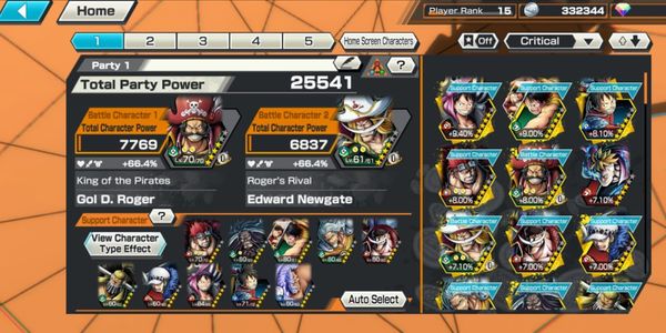 Extreme Roger account + newgate + kaido (step character)
