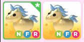 Golden Unicorn NFR pet adopt me