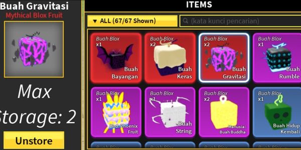 Buah Phoenix / Buah Gravitasi / Buah Rumble / Buah Control !!!